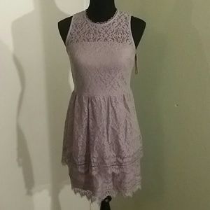 Lavender lace dress